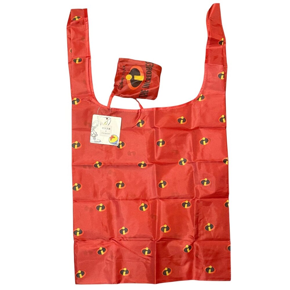 NWT Disney‎ Pixar Incredibles x Primark Packable Tote Bag